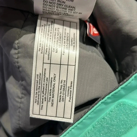 Strafe outerwear Recon 2L Wildcat Pant ski size large in teal NWOT - Picture 9 of 9